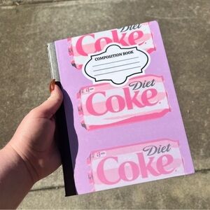 Handmade Diet Coke Composition Notebook